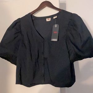 Levi’s black blouse